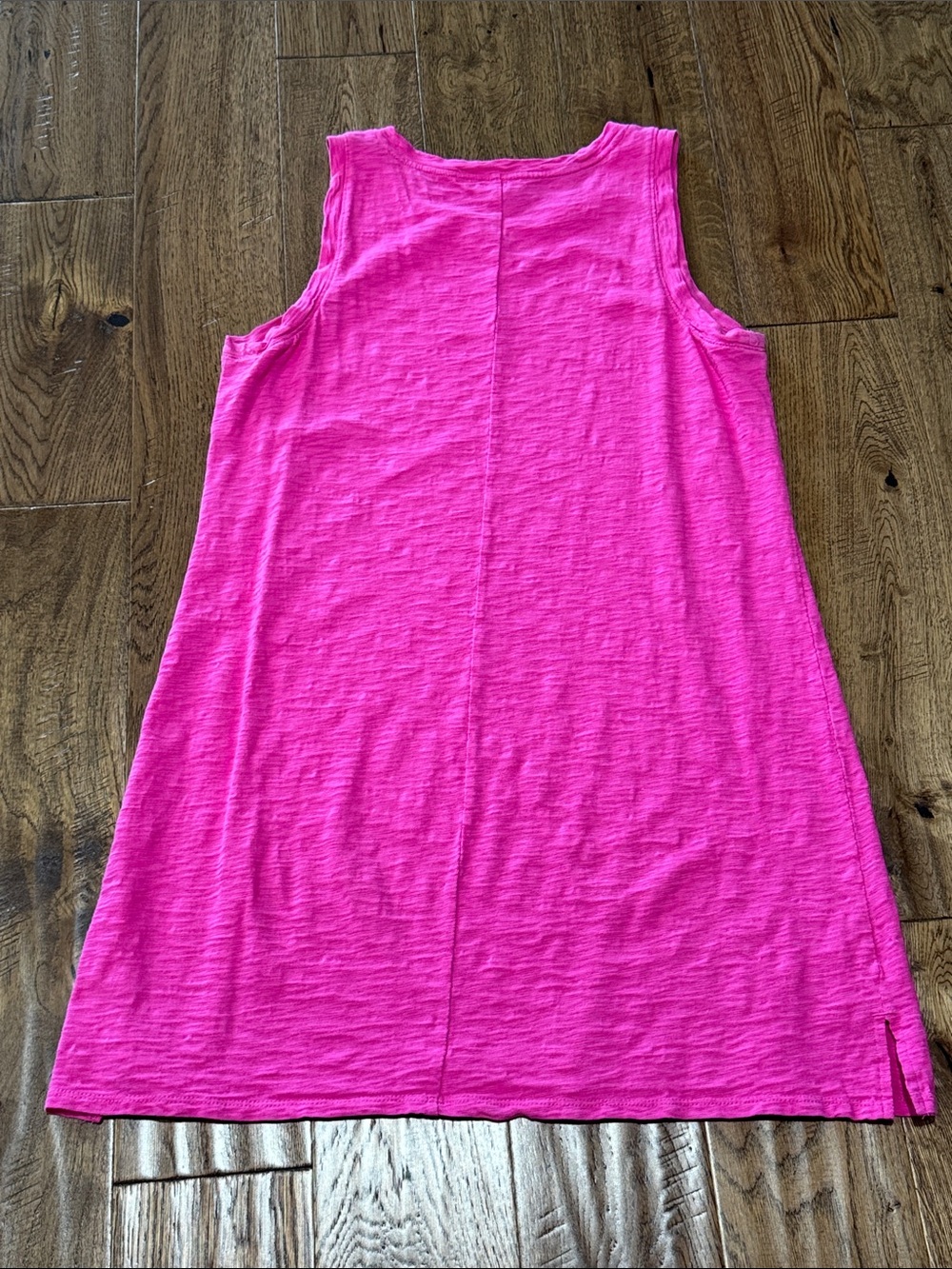 J. Crew Bright Hot Pink Sleeveless Shift Dress Sz S - Picture 3 of 3